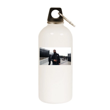 Slim Thug White Water Bottle With Carabiner