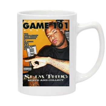 Slim Thug 14oz White Statesman Mug