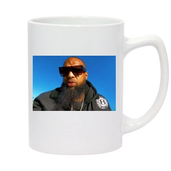 Slim Thug 14oz White Statesman Mug