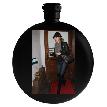 Stacy Keibler Round Flask