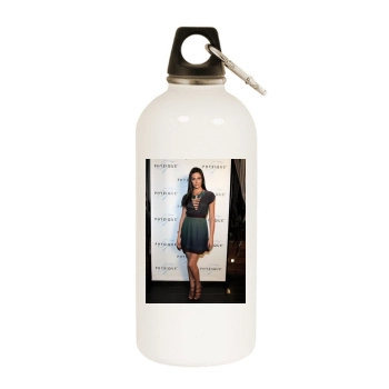 Taylor Cole White Water Bottle With Carabiner