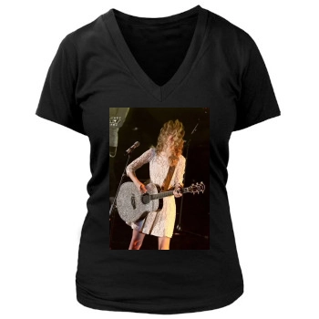 Taylor Swift Women's Deep V-Neck TShirt