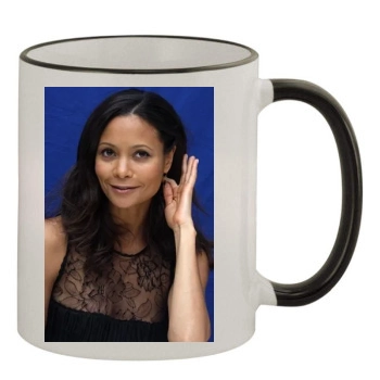 Thandie Newton 11oz Colored Rim & Handle Mug