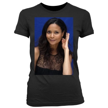 Thandie Newton Women's Junior Cut Crewneck T-Shirt