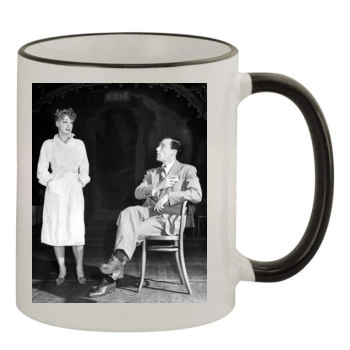 Gene Kelly 11oz Colored Rim & Handle Mug