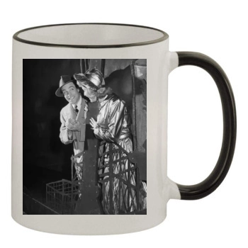 Gene Kelly 11oz Colored Rim & Handle Mug