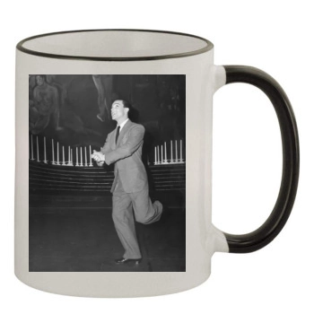 Gene Kelly 11oz Colored Rim & Handle Mug