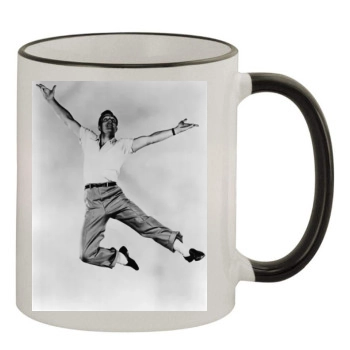 Gene Kelly 11oz Colored Rim & Handle Mug