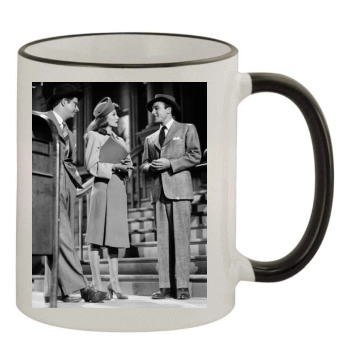 Gene Kelly 11oz Colored Rim & Handle Mug