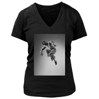 Gene Kelly Women's Deep V-Neck TShirt