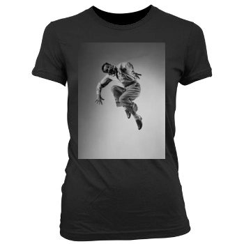 Gene Kelly Women's Junior Cut Crewneck T-Shirt