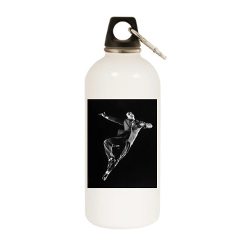 Gene Kelly White Water Bottle With Carabiner