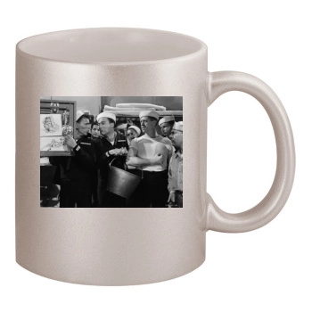 Gene Kelly 11oz Metallic Silver Mug