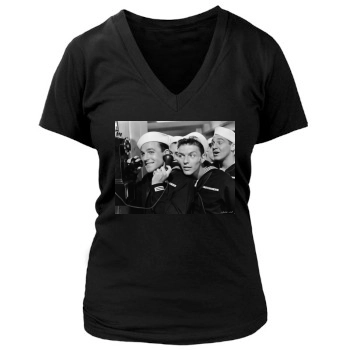 Gene Kelly Women's Deep V-Neck TShirt