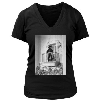 Gene Kelly Women's Deep V-Neck TShirt