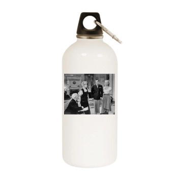 Gene Kelly White Water Bottle With Carabiner