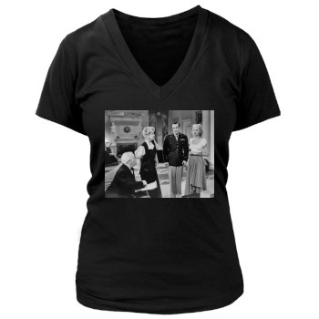 Gene Kelly Women's Deep V-Neck TShirt