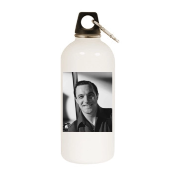 Gene Kelly White Water Bottle With Carabiner