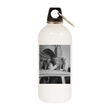 Gene Kelly White Water Bottle With Carabiner