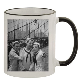 Gene Kelly 11oz Colored Rim & Handle Mug