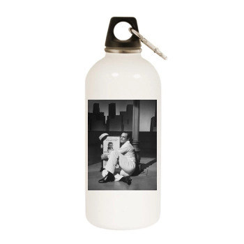 Gene Kelly White Water Bottle With Carabiner