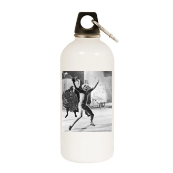 Gene Kelly White Water Bottle With Carabiner