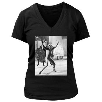 Gene Kelly Women's Deep V-Neck TShirt