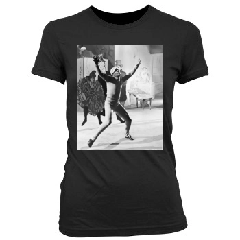 Gene Kelly Women's Junior Cut Crewneck T-Shirt