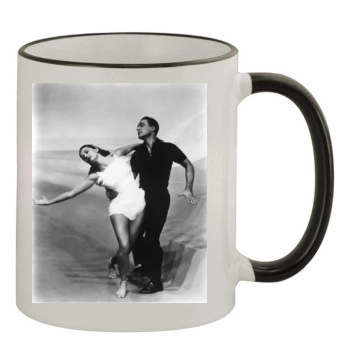 Gene Kelly 11oz Colored Rim & Handle Mug