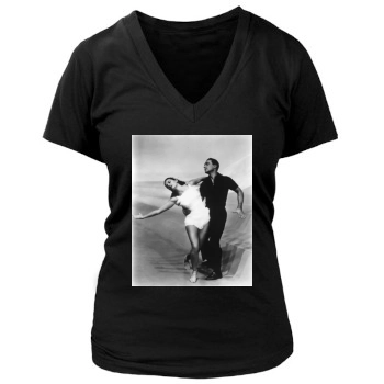 Gene Kelly Women's Deep V-Neck TShirt