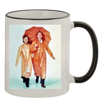 Gene Kelly 11oz Colored Rim & Handle Mug