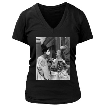 Gene Kelly Women's Deep V-Neck TShirt