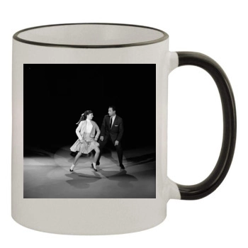 Gene Kelly 11oz Colored Rim & Handle Mug