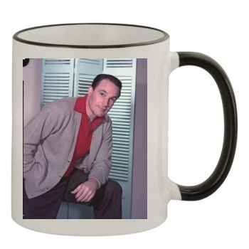 Gene Kelly 11oz Colored Rim & Handle Mug