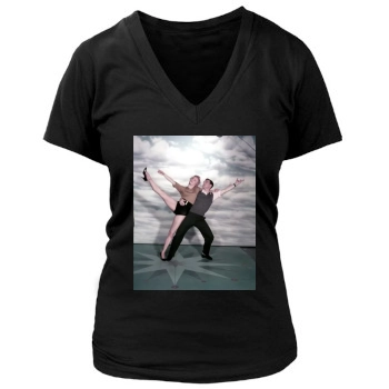 Gene Kelly Women's Deep V-Neck TShirt