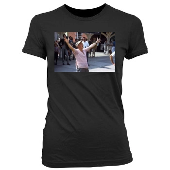 Gene Kelly Women's Junior Cut Crewneck T-Shirt