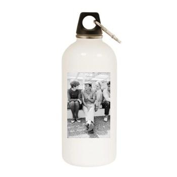 Gene Kelly White Water Bottle With Carabiner