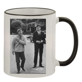 Gene Kelly 11oz Colored Rim & Handle Mug