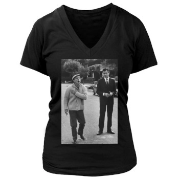 Gene Kelly Women's Deep V-Neck TShirt