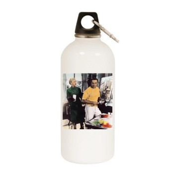 Gene Kelly White Water Bottle With Carabiner