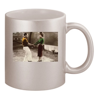 Gene Kelly 11oz Metallic Silver Mug