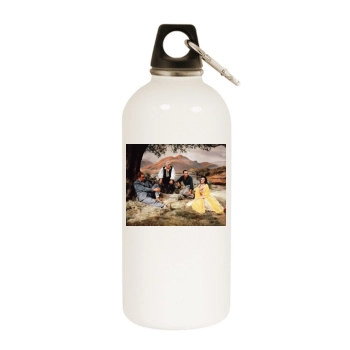 Gene Kelly White Water Bottle With Carabiner