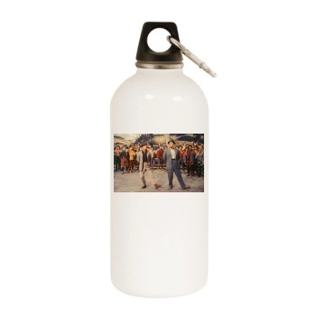 Gene Kelly White Water Bottle With Carabiner