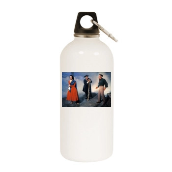 Gene Kelly White Water Bottle With Carabiner