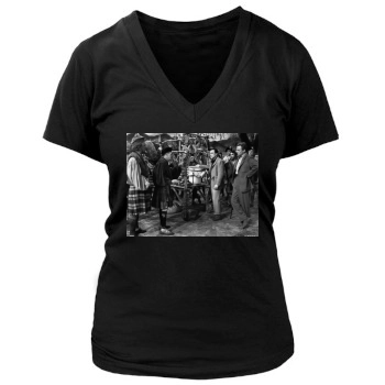 Gene Kelly Women's Deep V-Neck TShirt