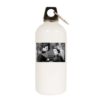 Gene Kelly White Water Bottle With Carabiner