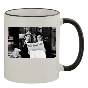 Gene Kelly 11oz Colored Rim & Handle Mug