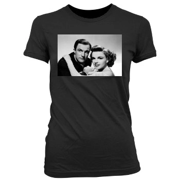 Gene Kelly Women's Junior Cut Crewneck T-Shirt