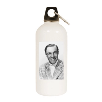 Gene Kelly White Water Bottle With Carabiner