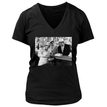 Gene Kelly Women's Deep V-Neck TShirt